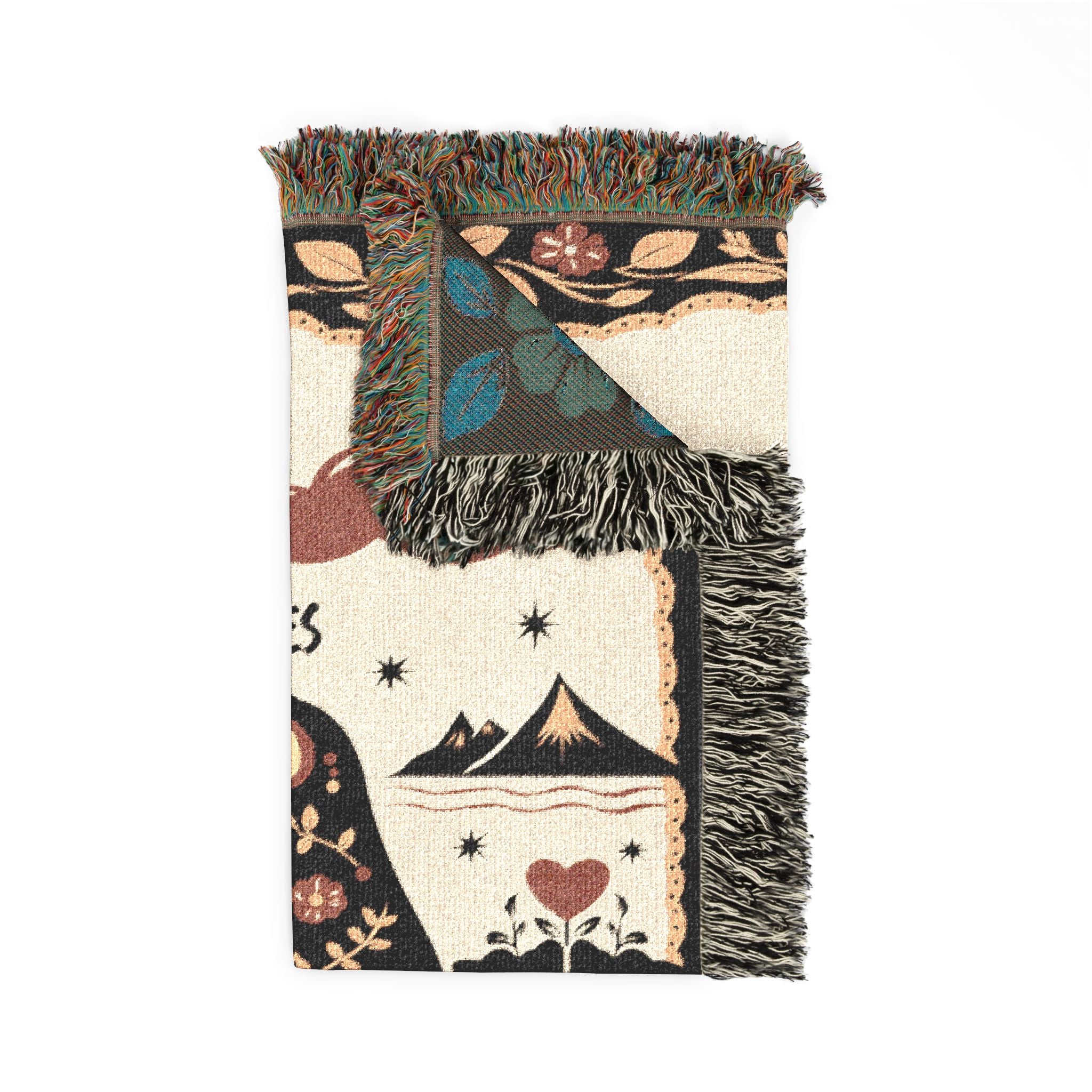 Personalized Couple Penguin Art Woven Blanket