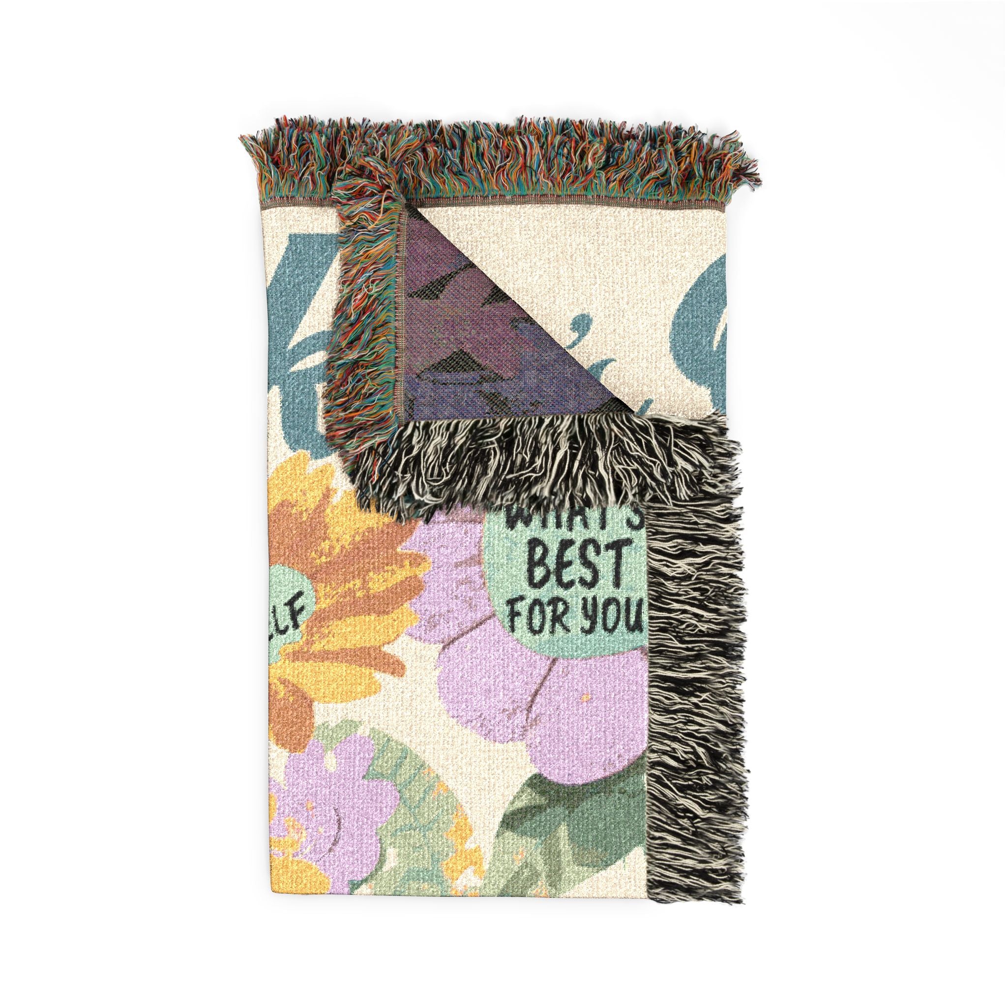 It’s Ok To Be Yourself Woven Blanket