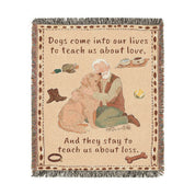 Forever in Our Hearts - Dog Memorial Keepsake Woven Blanket