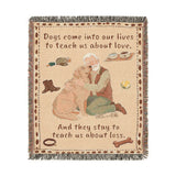 Forever in Our Hearts - Dog Memorial Keepsake Woven Blanket