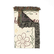 Personalized Silly Goose Couple Wedding Woven Blanket
