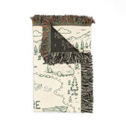 Personalized Adventure Lake Couple Woven Blanket