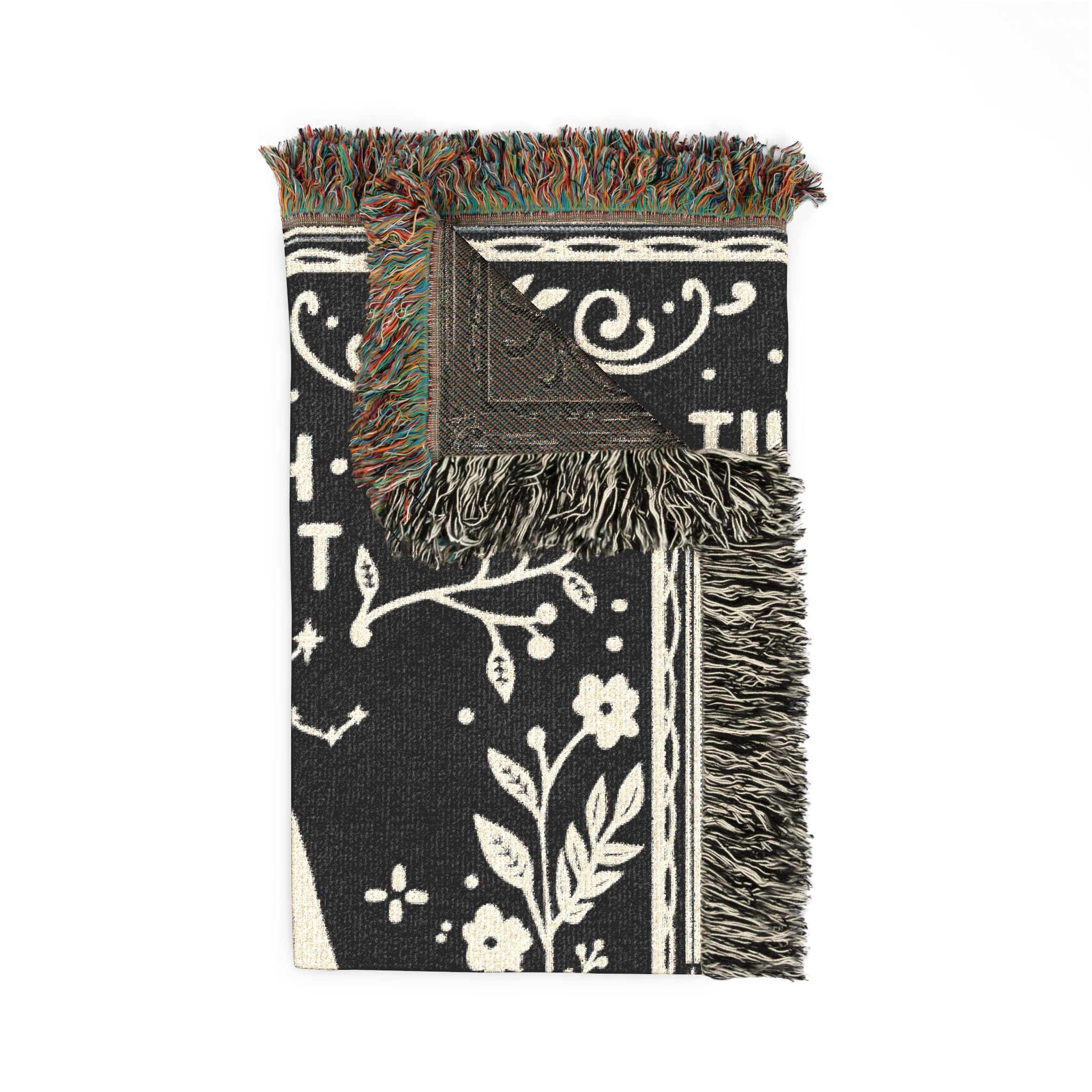 Personalized Astrology couple Ghost Woven Blanket