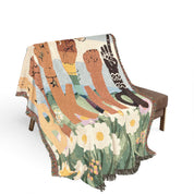 Be Kind Hands Woven Blanket