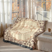 Personalized Mr. & Mrs. Fall Wedding Woven Blanket