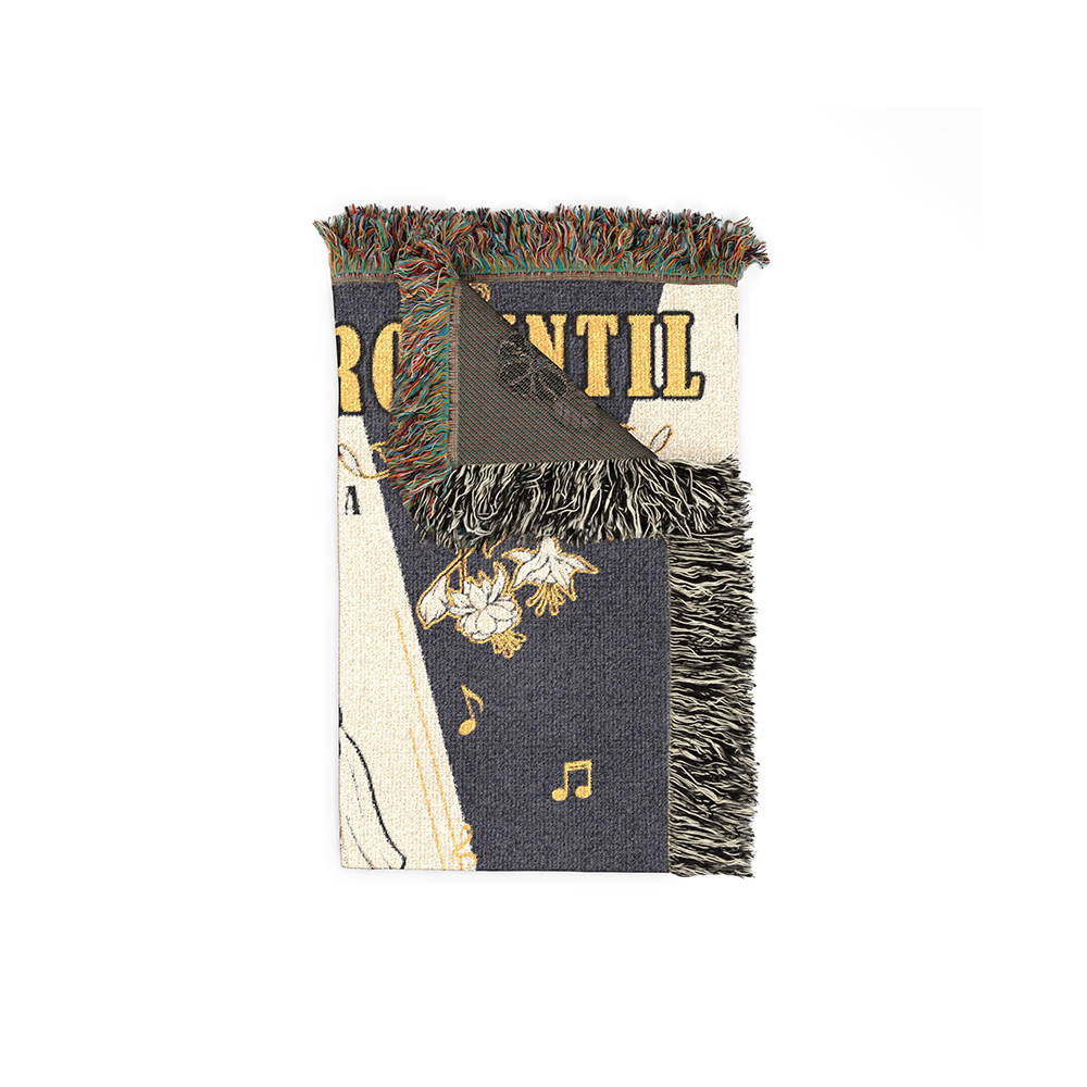 Personalized Couple Frog First Dance Woven Blanket