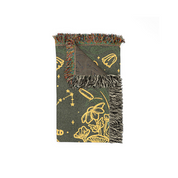 Customized Zodiac Sign Couple Frog Woven Blanket