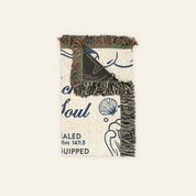 Personalized Hope Anchors the Soul Birth Flower Scripture Woven Blanket