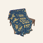 Personalized Twinkle Twinkle Little Star Scripture Baby Woven Blanket