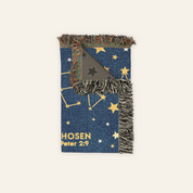 Personalized Twinkle Twinkle Little Star Scripture Baby Woven Blanket