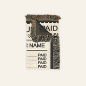 Paid In Full: Salvation Through Jesus Christ - Personalized Woven Blanket