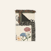 Personalized Flourish in His Word Scripture Woven Blanket