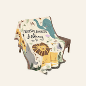 Adventure Awaits: Safari Animal Friends For Baby Boys - Personalized Woven Blanket