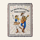 Personalized Cowboy Serenade Skeleton Woven Blanket Gift