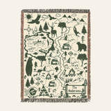 Personalized Couple Gift Camping Outdoor Woven Blanket