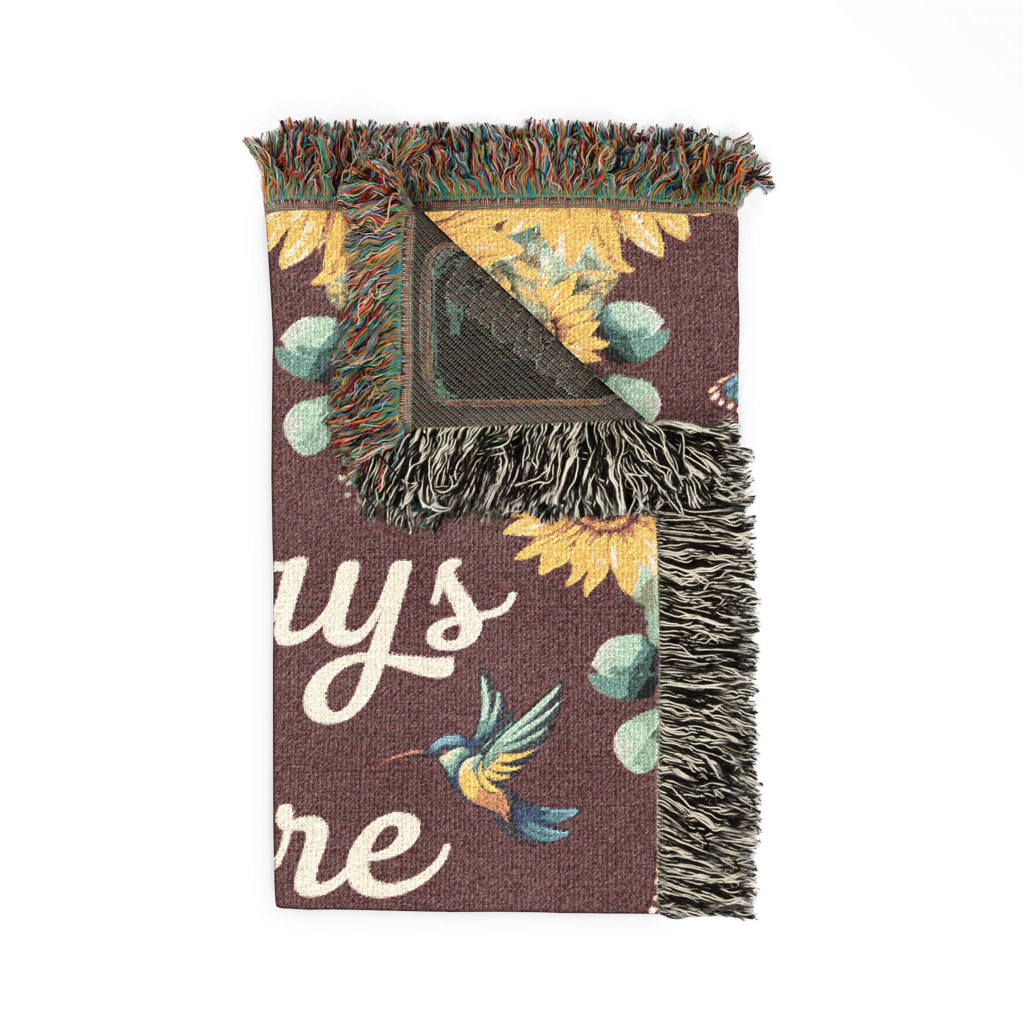 God Says You Are - Inspirational Woven Blanket