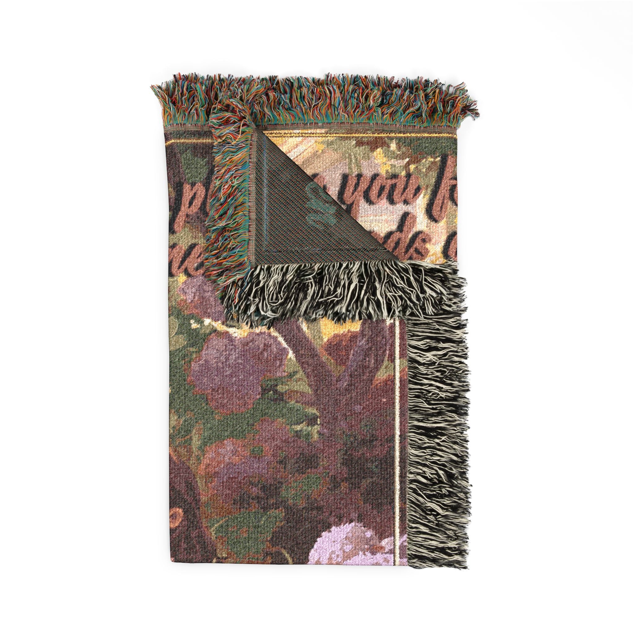Plant Seeds Of Kindness Woven Blanket