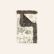 Personalized Couple Frog Camping Woven Blanket