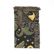 Personalized Couple Mystic Frog Woven Blanket