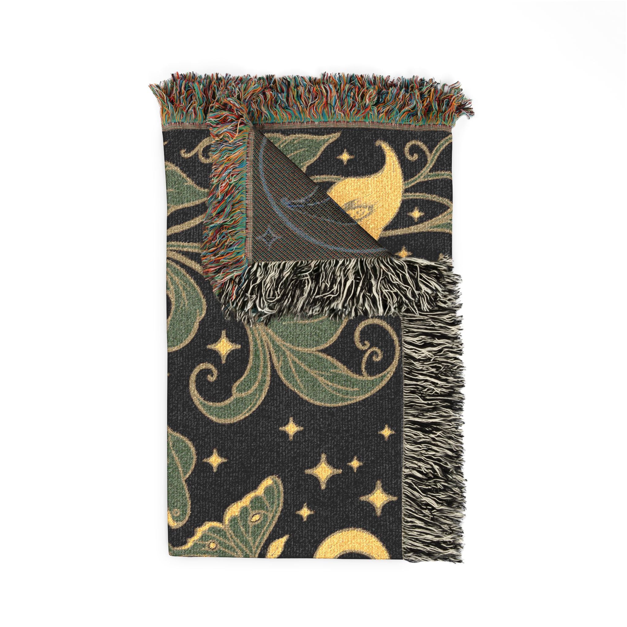 Personalized Couple Mystic Frog Woven Blanket
