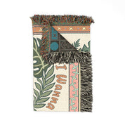 Personalized Iguana Couple Bond Woven Blanket