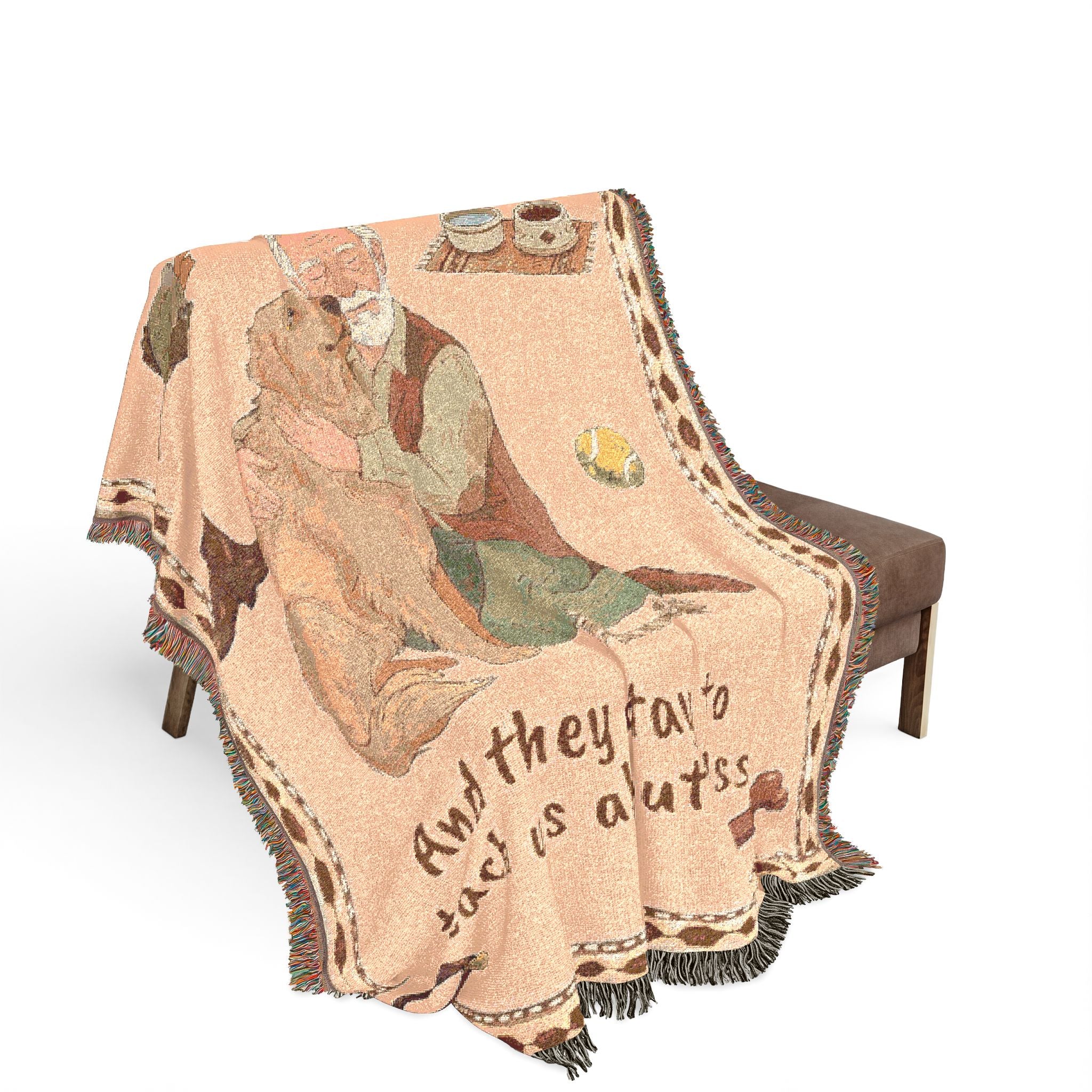Forever in Our Hearts - Dog Memorial Keepsake Woven Blanket