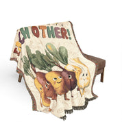 Let's Root For Each Other - Veggie Squad Woven Blanket
