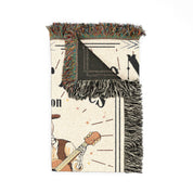 Personalized Skeleton Couple Music Woven Blanket
