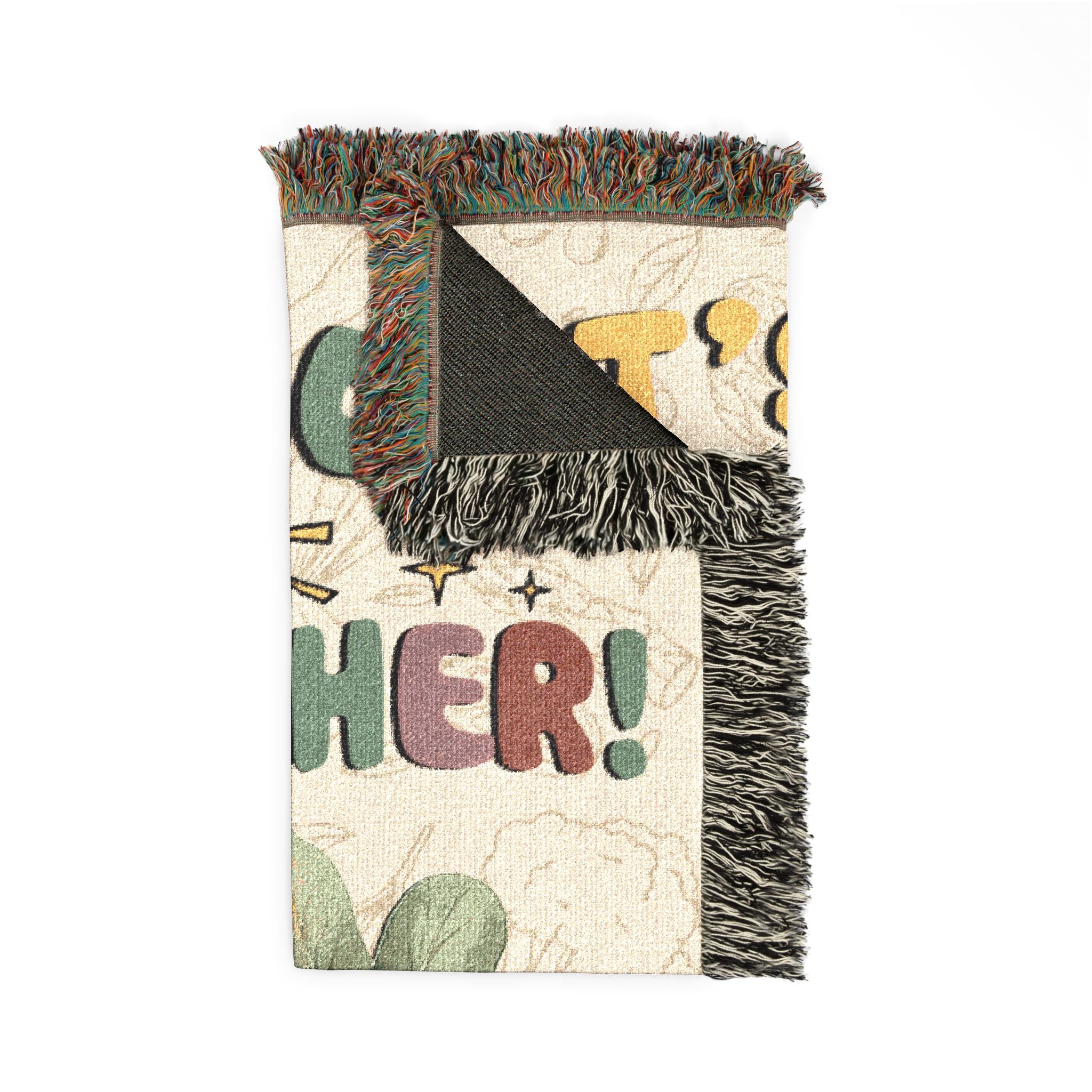 Let's Root For Each Other - Veggie Squad Woven Blanket