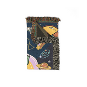 Personalized Alien State Custom Woven Blanket