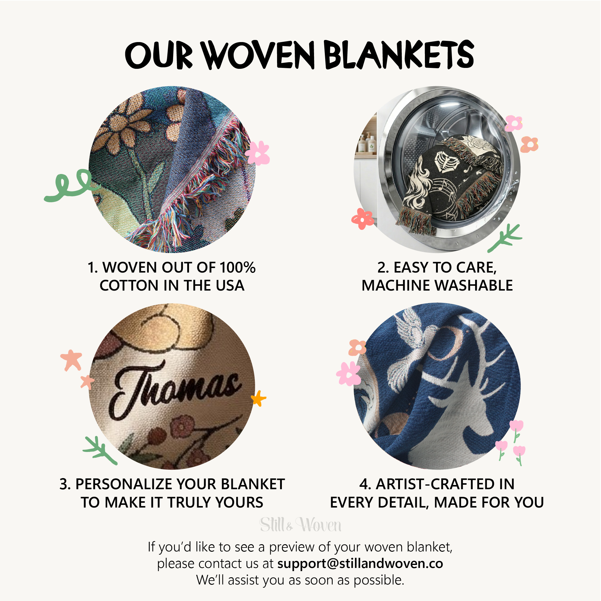 Personalized Couple Frog Art Woven Blanket