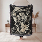 Personalized Couple First Dance Woven Blanket
