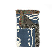 Personalized Seahorse Couple Wedding Woven Blanket