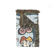 Personalized Picnic Couple Love Words Woven Blanket