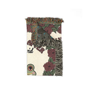 Personalized Couple Frog Wedding Hoppily Woven Blanket
