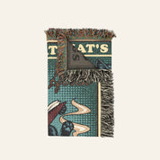 Personalized I Read Books And I Know Things Cat Woven Blanket
