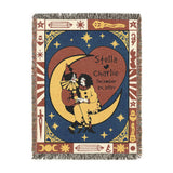 Personalized Pierrot & Columbina Couple Woven Blanket