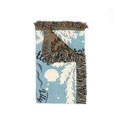 Personalized Father Daughter Otter Woven Blanket