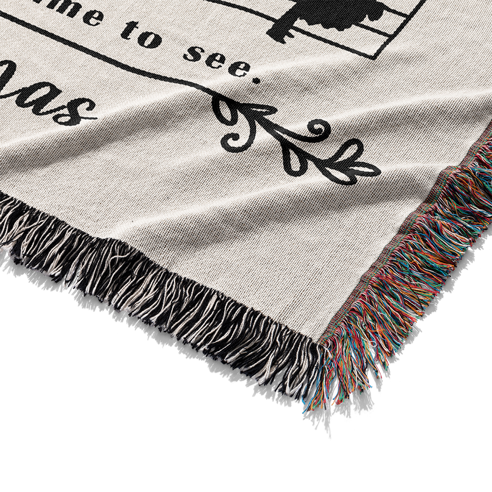 Personalized Couple Song Lyric Woven Blanket