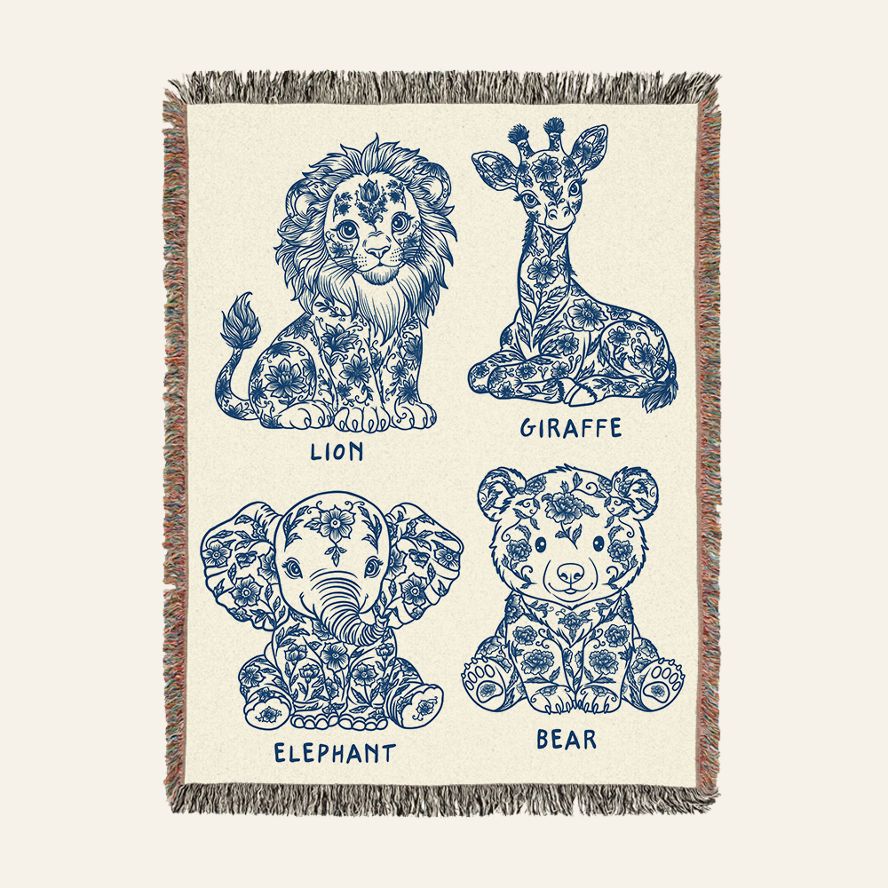 God Says I Am Scripture Affirmations for Baby Boys & Kids - Personalized Woven Blanket