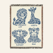 God Says I Am Scripture Affirmations for Baby Boys & Kids - Personalized Woven Blanket