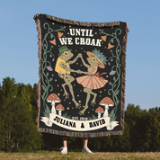 Personally Woven Dancing Frogs at Midnight