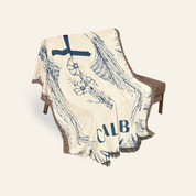 Personalized Guardian Angels Baby Woven Blanket