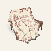 Personalized For This Child We Have Prayed Scripture Baby Girl Woven Blanket