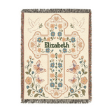 Personalized Baptized Baby Woven Blanket