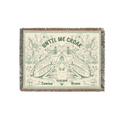 Personalized Couple Frog Art Woven Blanket