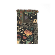 Personalized Couple Frog Hoppily Ever After Woven Blanket