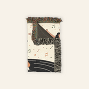 Personalized Love Song Couple Woven Blanket