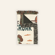 Personalized Couple Cowboy Frog Singing Woven Blanket