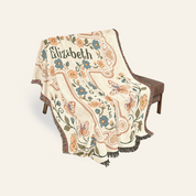 Personalized Baptized Baby Woven Blanket